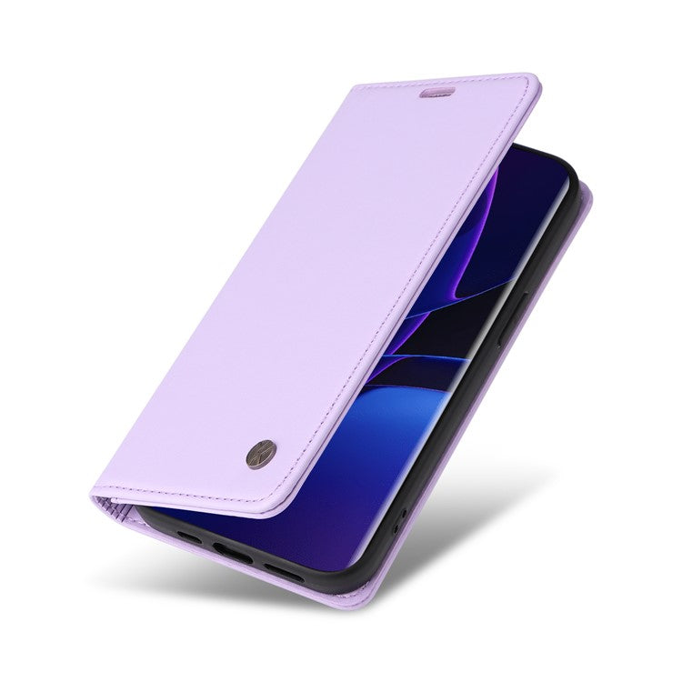 YIKATU YK-001 For Motorola Edge 40 5G Leather Case Phone Wallet Auto Closing Magnetic - Light Purple
