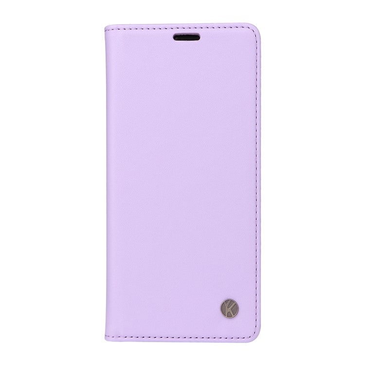 YIKATU YK-001 For Motorola Edge 40 5G Leather Case Phone Wallet Auto Closing Magnetic - Light Purple