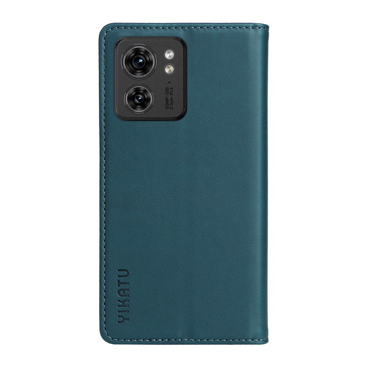 YIKATU YK-001 For Motorola Edge 40 5G Leather Case Phone Wallet Auto Closing Magnetic - Green