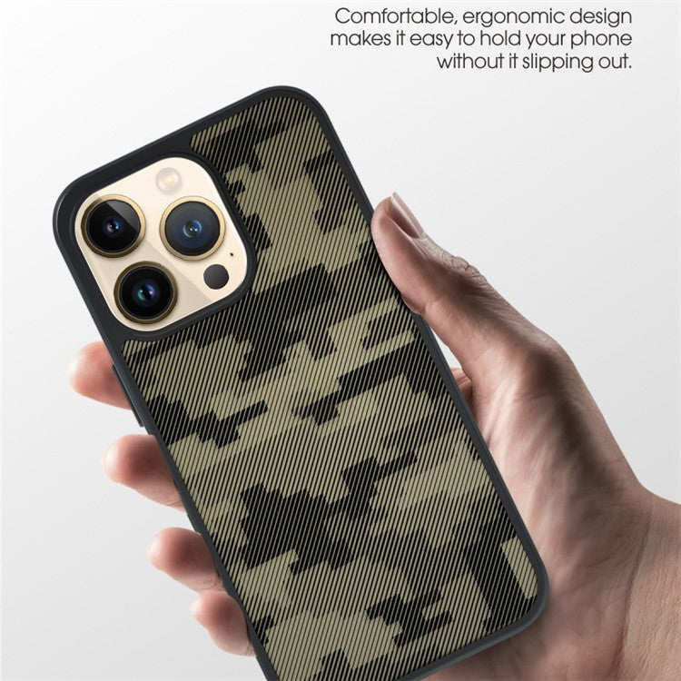 IBMRS For iPhone 14 Pro Case Shockproof TPU+PC Phone Protective Cover - Transparent Black