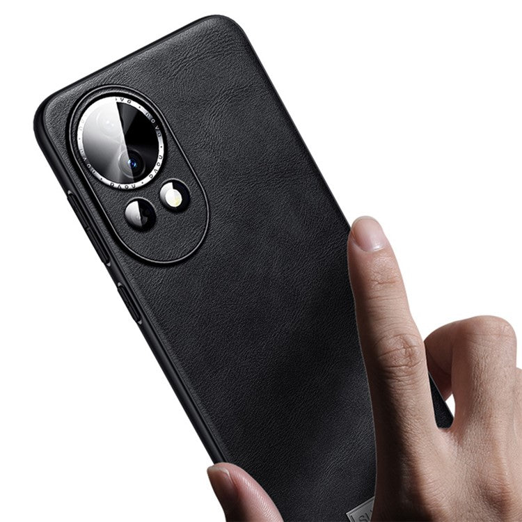 SULADA For Huawei nova 12 5G Phone Case Leather+TPU+PC Anti-drop Cover - Brown
