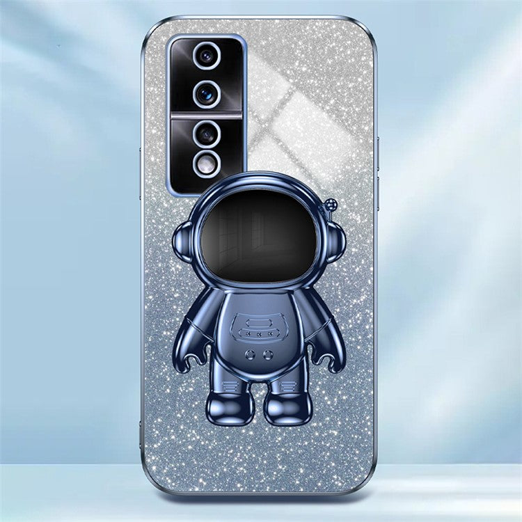 For Honor 80 GT 5G Cell Phone Case Cartoon Astronaut Anti-Scratch Kickstand PC+TPU Cover - Blue