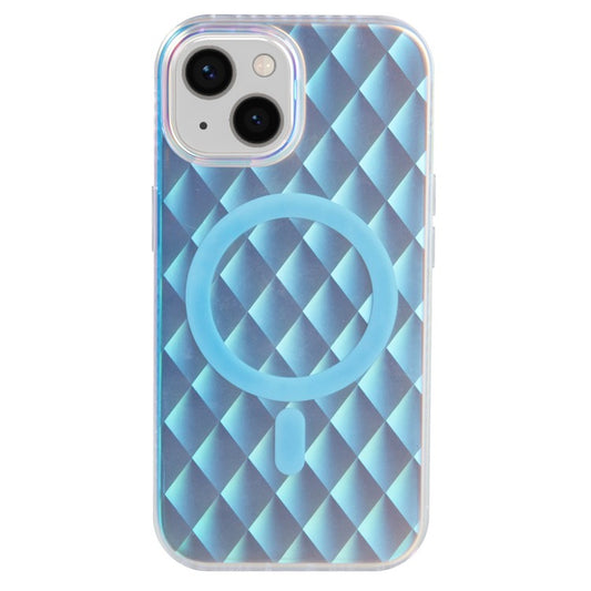 MP Series For iPhone 14 Phone Case IMD TPU+Acrylic Drop-proof Shell Compatible with MagSafe - Rhombus