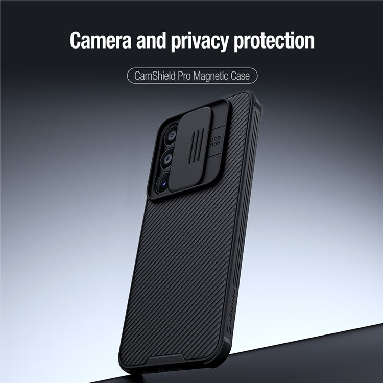 NILLKIN CamShield Pro for Samsung Galaxy A55 5G Magnetic Phone Case with Slide Camera Cover