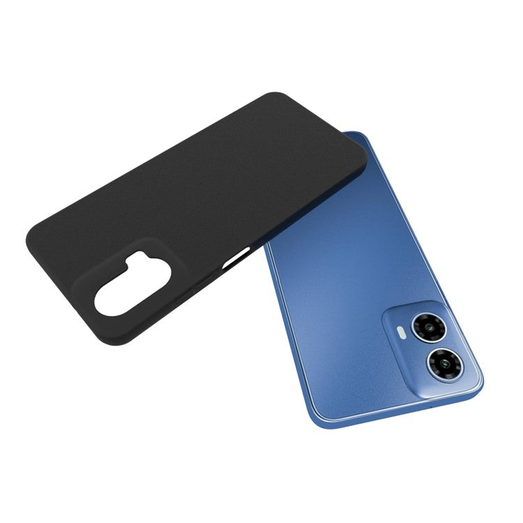 10Pcs / Pack for Motorola Moto G34 5G Case Thin Matte TPU Back Protective Phone Cover - Black
