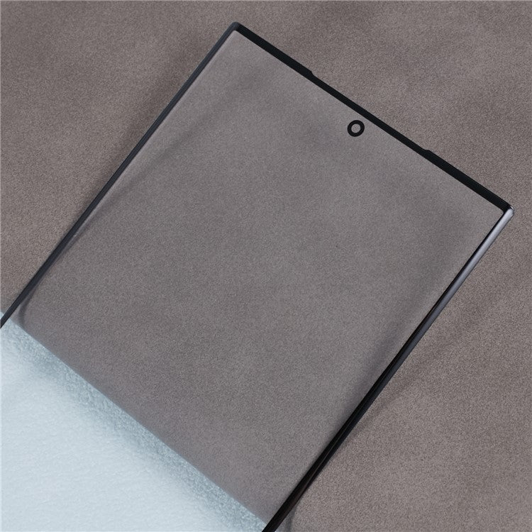 For-Samsung-Galaxy-S23-Ultra-S918-Front-Screen-Glass-Lens-+-OCA-Adhesive-Replacement-Parts-(without-Logo)