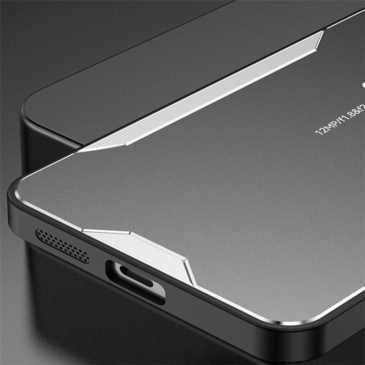 For Honor 80 GT 5G Case Dropproof Aluminium Alloy+PC+TPU Phone Back Cover - Gold