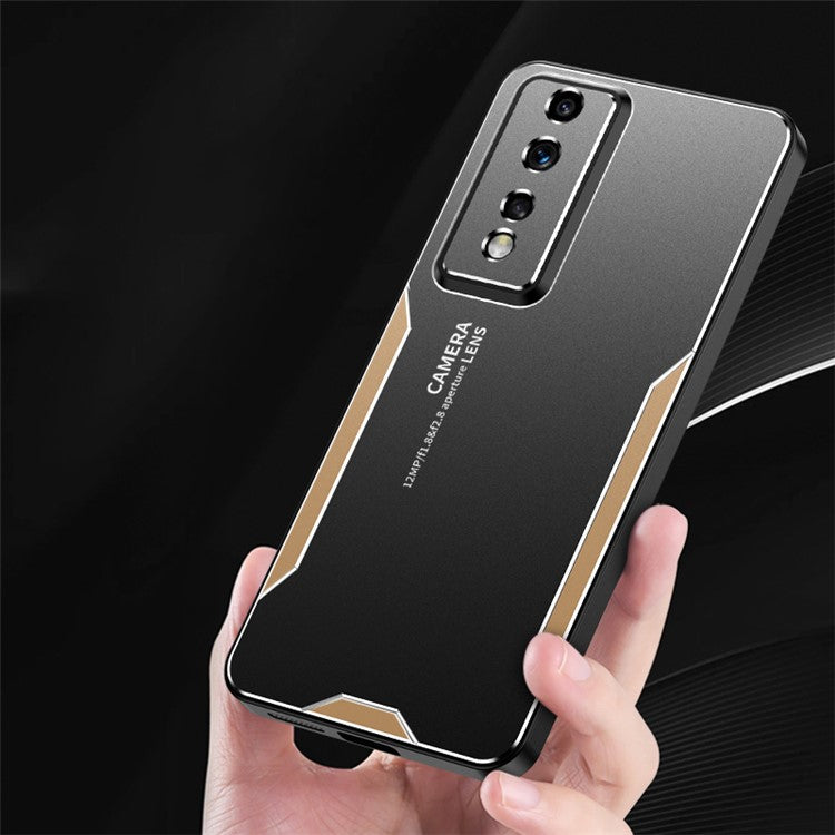 For Honor 80 GT 5G Case Dropproof Aluminium Alloy+PC+TPU Phone Back Cover - Red