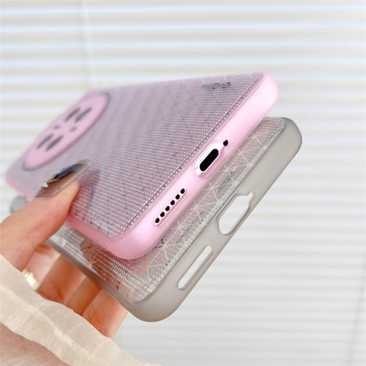 Q.COO For Huawei Mate 50 4G Case Sparkle Design TPU Scratch Resistant Phone Cover - Grey