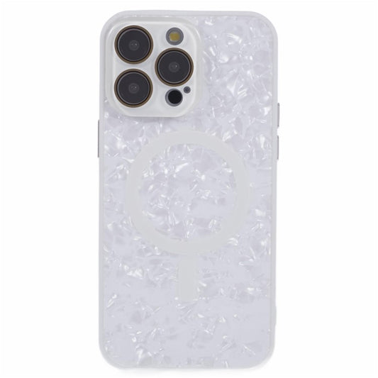 YUX Series For 	iPhone 14 Pro Case Anti-fall TPU+Acrylic Phone Protective Shell Compatible with MagSafe - White