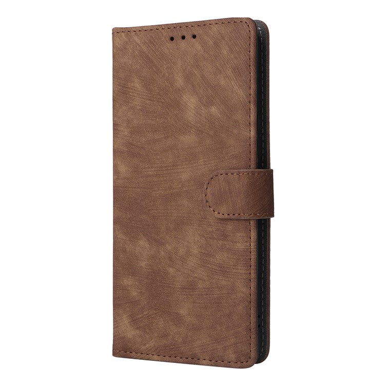 For Asus Zenfone 11 Ultra 5G Case with Strap RFID Blocking Wallet Phone Leather Cover - Brown