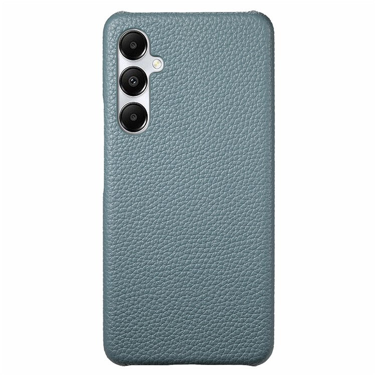 Y1 For Samsung Galaxy A35 5G Case Litchi Texture Leather+PC Back Cover - Baby Blue