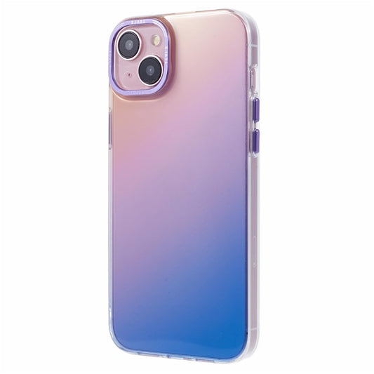 TGVI'S Grace Series For iPhone 14 Case TPU Colorful Design Phone Shell - Sunset Purple