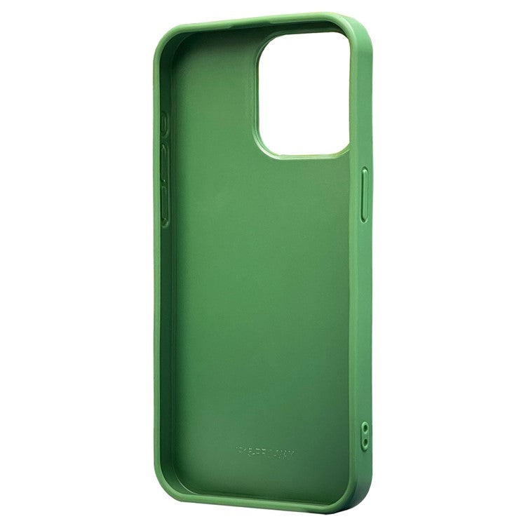 For 	iPhone 14 Plus Cell Phone Case PU+TPU Drop-resistant Cover Compatible with MagSafe - Black