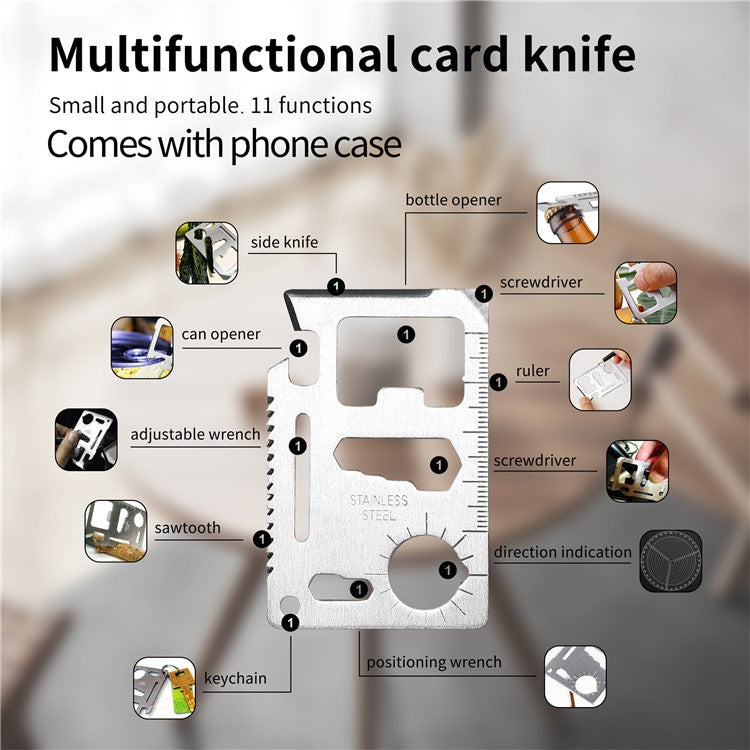 C1-01 For iPhone 14 Pro Case Card Slot Carbon Fiber Texture PU Hybrid Phone Cover - Brown