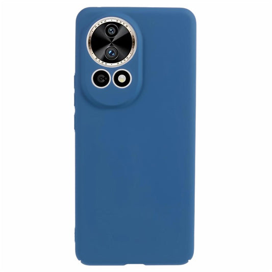 For Huawei nova 12 Ultra 5G / nova 12 Pro 5G Case Skin-touch Rubberized PC Anti-fall Phone Cover - Blue