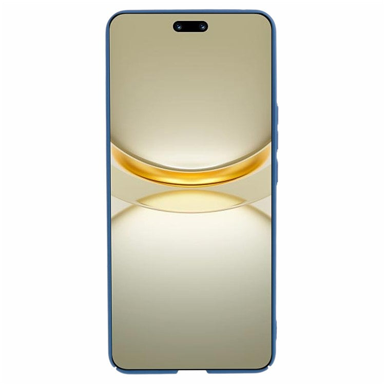 For Huawei nova 12 Ultra 5G / nova 12 Pro 5G Case Skin-touch Rubberized PC Anti-fall Phone Cover - Blue