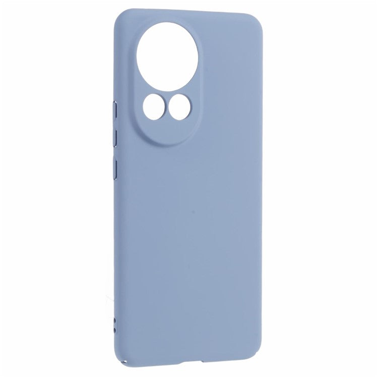 For Huawei nova 12 Ultra 5G / nova 12 Pro 5G Case Skin-touch Rubberized PC Anti-fall Phone Cover - Lavender Grey
