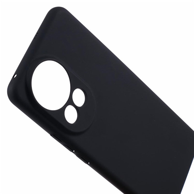 For Huawei nova 12 Pro 5G / 12 Ultra 5G Phone Case Rubberized PC Drop-proof Back Cover - Black