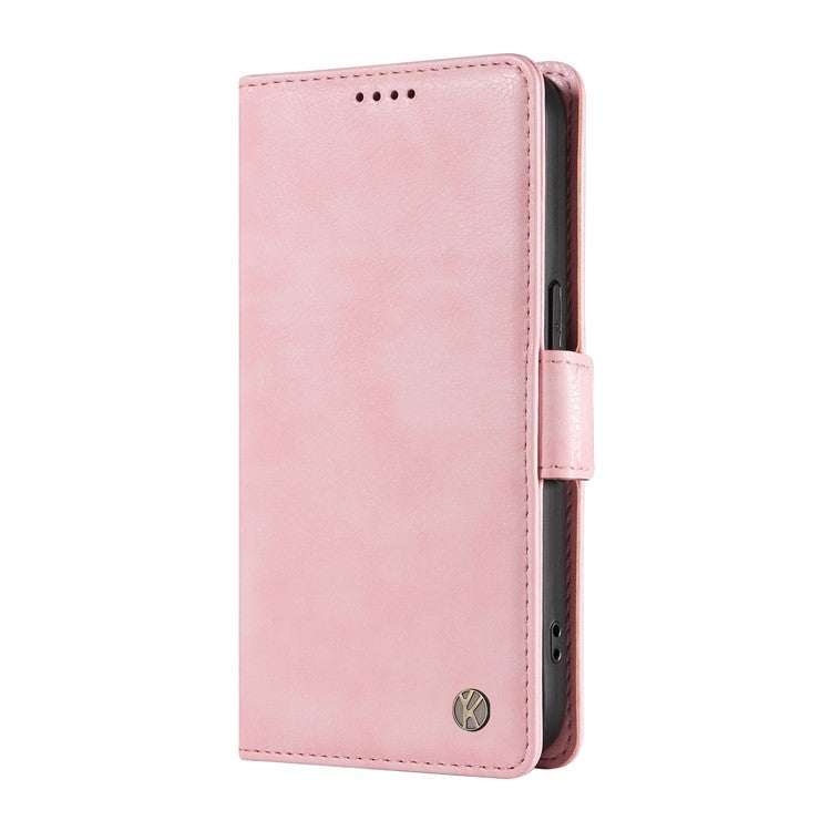 YIKATU YK-007 For Honor X40 5G / X9a 5G / Magic5 Lite 5G Phone Case Litchi Texture Leather Wallet Cover - Pink