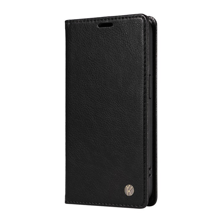 YIKATU YK-006 For Honor X40 5G / X9a 5G / Magic5 Lite 5G Leather Case Litchi Texture Phone Wallet Cover - Black