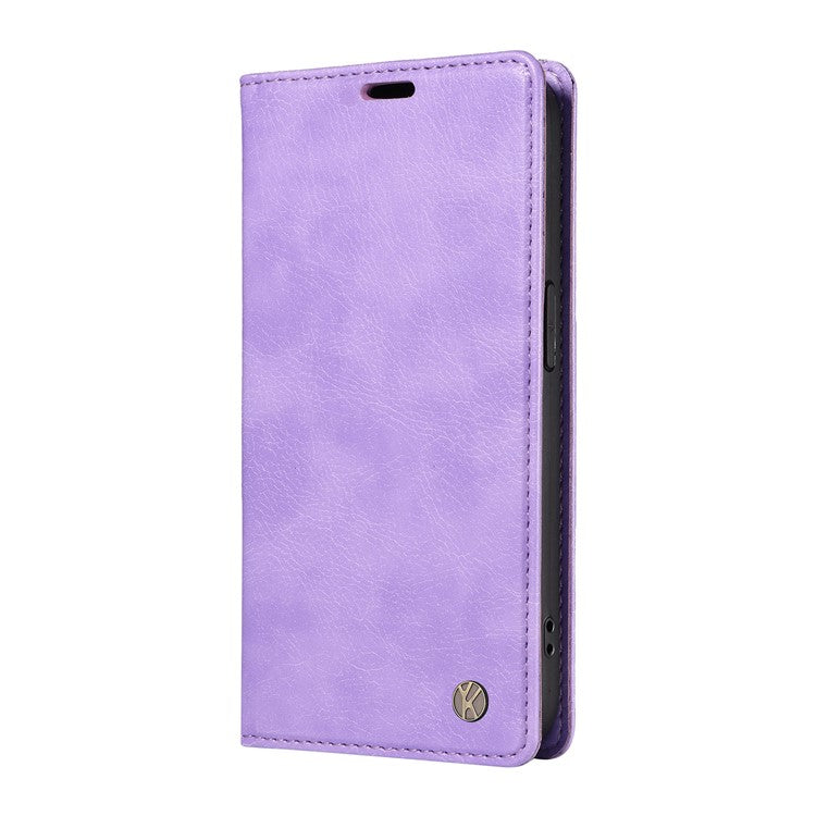 YIKATU YK-006 For Honor X40 5G / X9a 5G / Magic5 Lite 5G Leather Case Litchi Texture Phone Wallet Cover - Purple