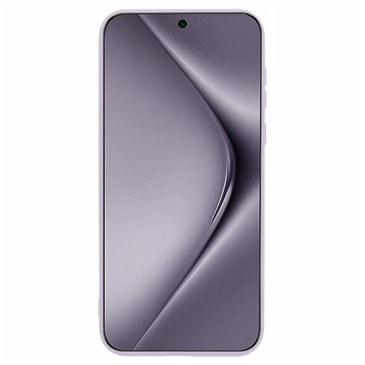 For Huawei Pura 70 Pro / 70 Pro+ Case Fiber Lining Soft TPU Solid Color Phone Cover - Light Purple