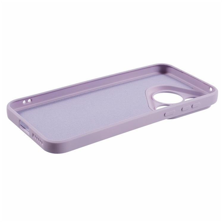 For Huawei Pura 70 Pro / 70 Pro+ Case Fiber Lining Soft TPU Solid Color Phone Cover - Light Purple