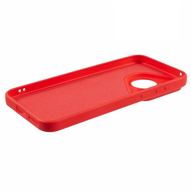For Huawei Pura 70 Pro / 70 Pro+ Case Fiber Lining Soft TPU Solid Color Phone Cover - Red
