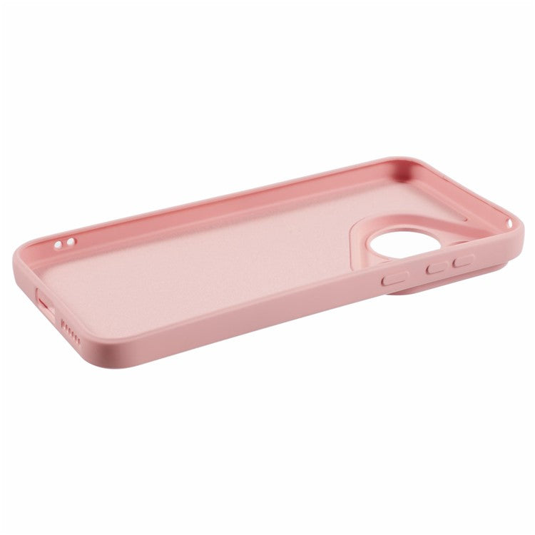 For Huawei Pura 70 Case Fiber Lining Soft TPU Phone Protective Cover Shockproof Phone Shell - Pink