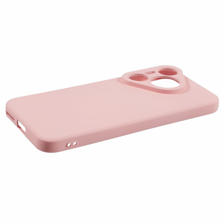 For Huawei Pura 70 Case Fiber Lining Soft TPU Phone Protective Cover Shockproof Phone Shell - Pink