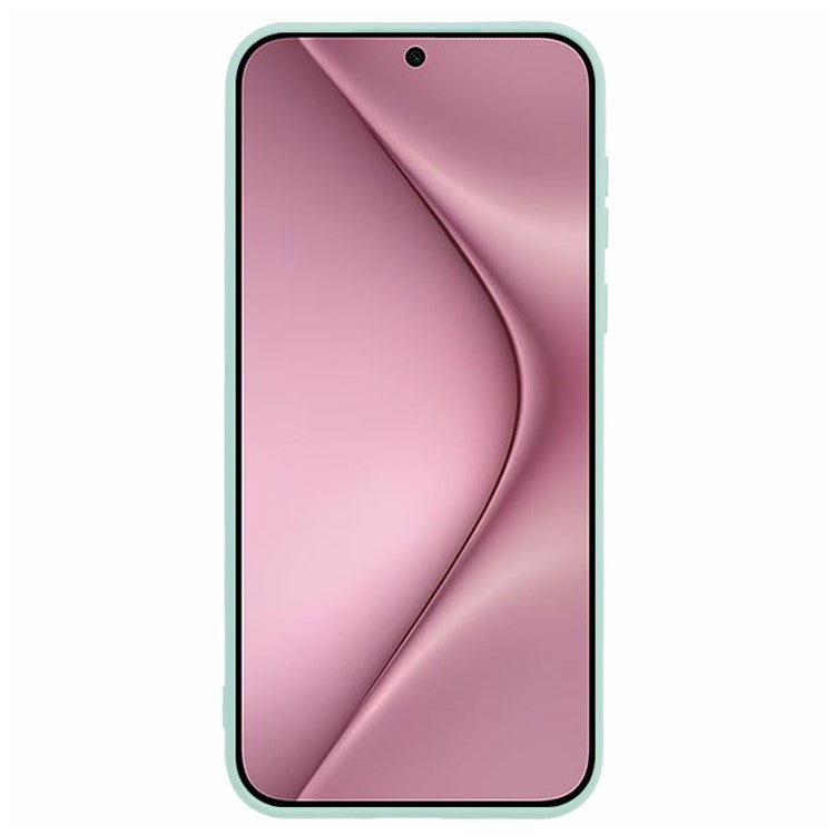 For Huawei Pura 70 Case Fiber Lining Soft TPU Phone Protective Cover Shockproof Phone Shell - Baby Blue