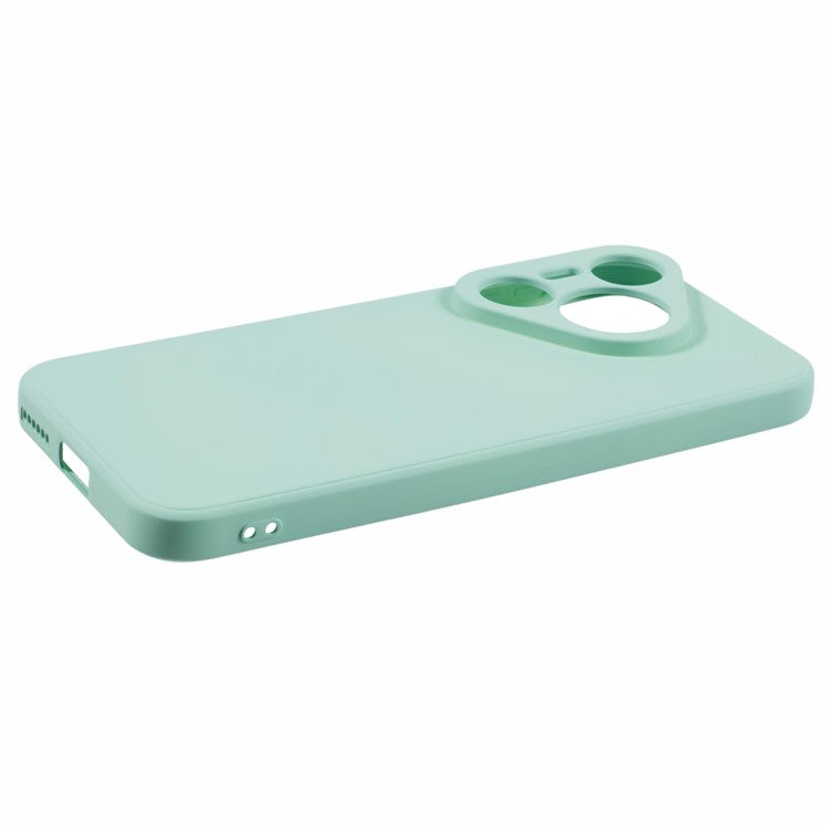 For Huawei Pura 70 Case Fiber Lining Soft TPU Phone Protective Cover Shockproof Phone Shell - Baby Blue