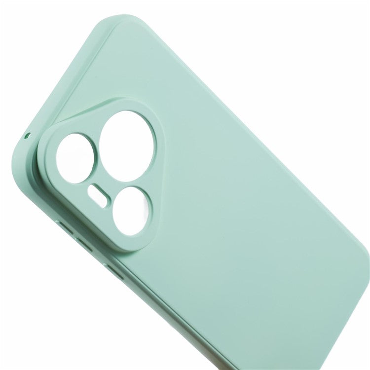 For Huawei Pura 70 Case Fiber Lining Soft TPU Phone Protective Cover Shockproof Phone Shell - Baby Blue