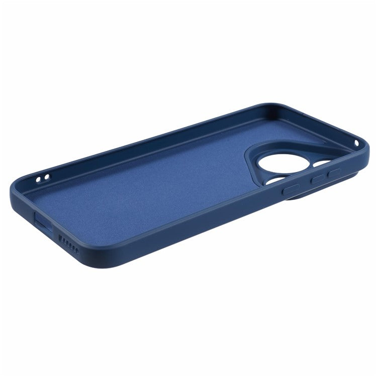 For Huawei Pura 70 Case Fiber Lining Soft TPU Phone Protective Cover Shockproof Phone Shell - Sapphire