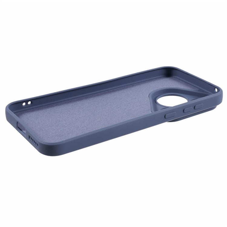 For Huawei Pura 70 Case Fiber Lining Soft TPU Phone Protective Cover Shockproof Phone Shell - Lavender Grey