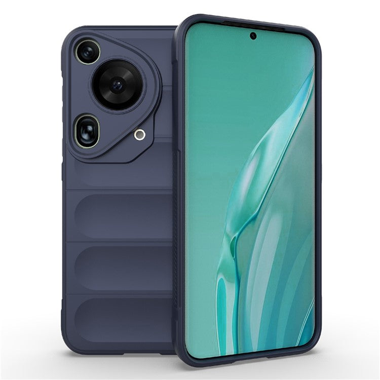 For Huawei Pura 70 Ultra Case Impact Resistant TPU Phone Protector - Dark Blue