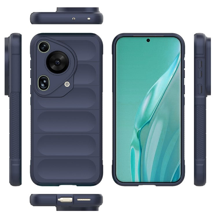 For Huawei Pura 70 Ultra Case Impact Resistant TPU Phone Protector - Dark Blue