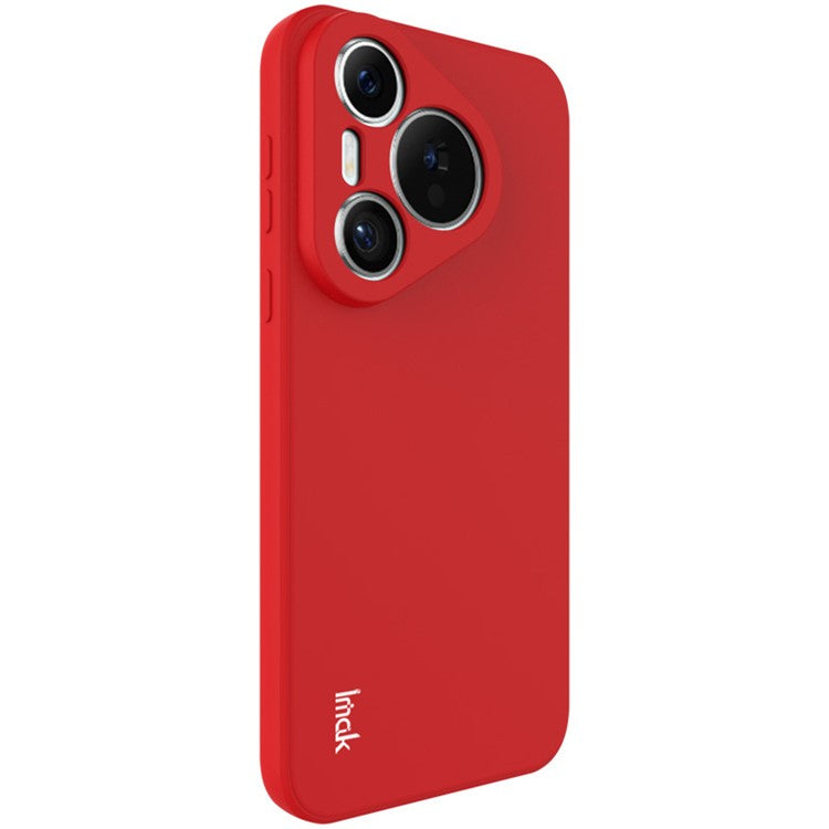 IMAK UC-4 Series For Huawei Pura 70 Flexible TPU Case Straight Edge Protective Phone Cover - Red