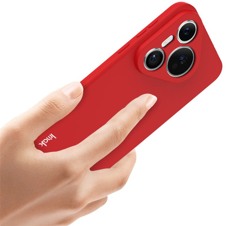 IMAK UC-4 Series For Huawei Pura 70 Flexible TPU Case Straight Edge Protective Phone Cover - Red