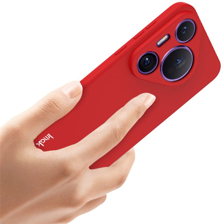 IMAK UC-4 Series For Huawei Pura 70 Pro / Pura 70 Pro+ TPU Case Straight Edge Phone Protector Cover - Red