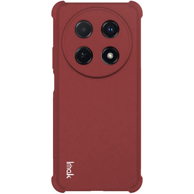 IMAK For Huawei nova 12i 4G / Enjoy 70 Pro Cases Matte TPU Shockproof Airbag Cell Phone Cover - Red