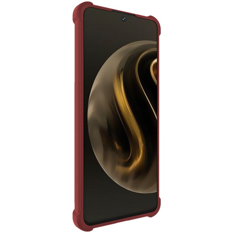 IMAK For Huawei nova 12i 4G / Enjoy 70 Pro Cases Matte TPU Shockproof Airbag Cell Phone Cover - Red