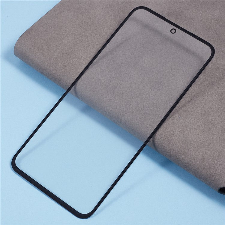 For-Samsung-Galaxy-A55-5G-A556-Front-Screen-Glass-Lens-+-OCA-Adhesive-Part-(Without-Logo)