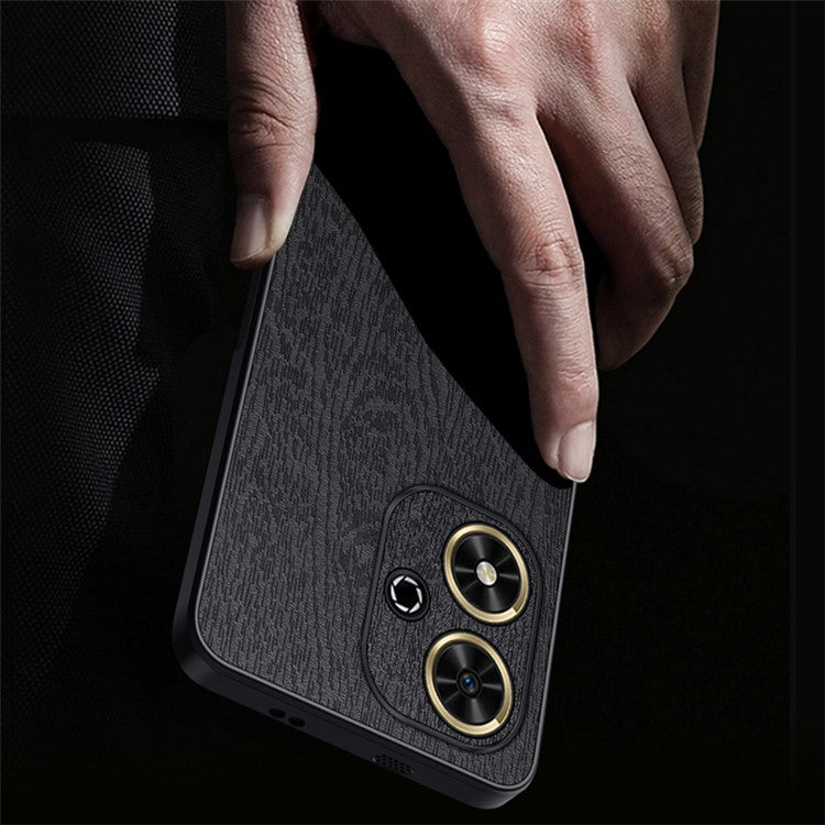 For Huawei Enjoy 50 Case Wood Texture PU Leather+PC+TPU Cover Mobile Accessories Wholesale - Green