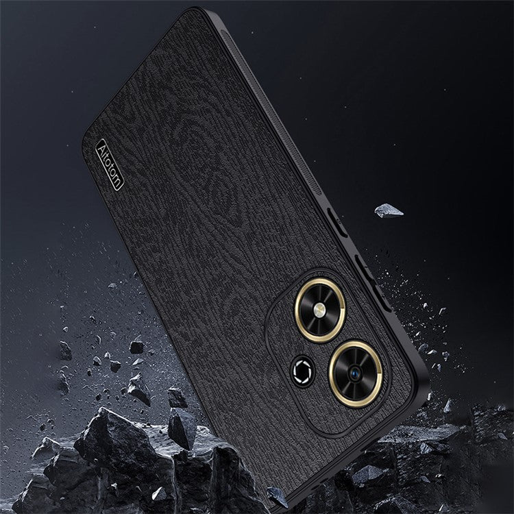 For Huawei Enjoy 50 Case Wood Texture PU Leather+PC+TPU Cover Mobile Accessories Wholesale - Green