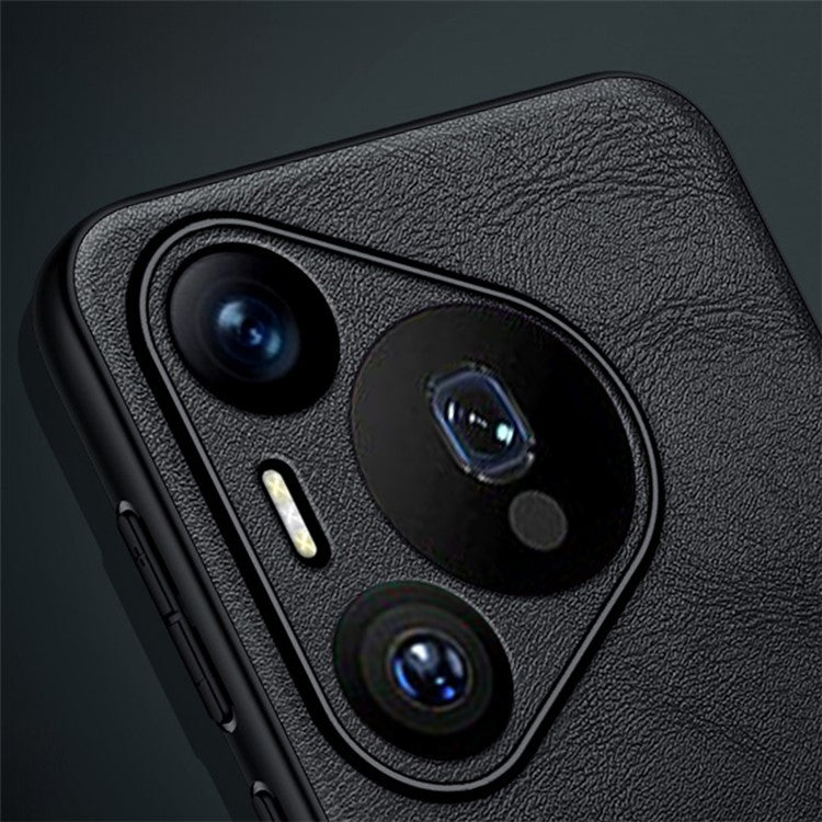 SULADA For Huawei Pura 70 Pro / Pura 70 Pro+ Phone Case Leather+TPU+PC Hybrid Cover - Brown
