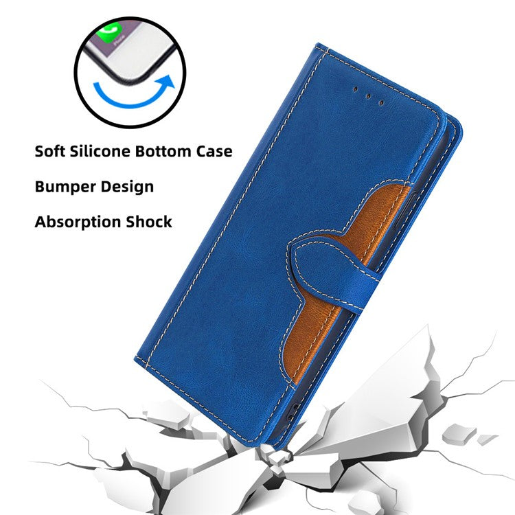 For Huawei Pura 70 Case Magnetic Buckle Leather Skin Feel Phone Cover - Blue