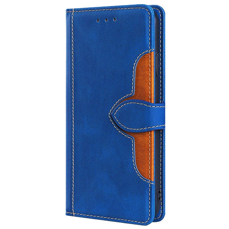 For Huawei Pura 70 Case Magnetic Buckle Leather Skin Feel Phone Cover - Blue