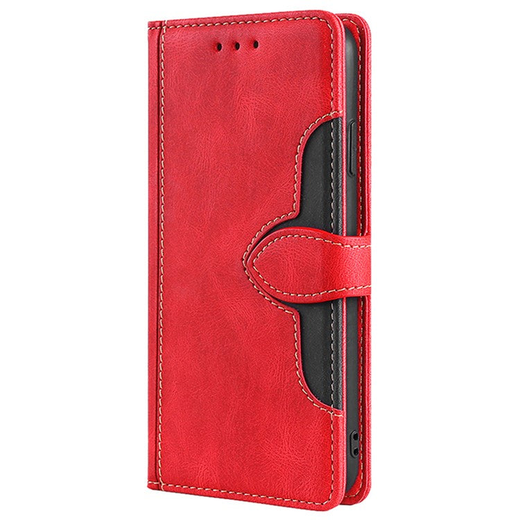 For Huawei Pura 70 Case Magnetic Buckle Leather Skin Feel Phone Cover - Red